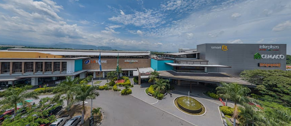 Vista aérea de Interplaza Escuintla